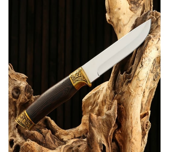 Изображение товара Охотничий нож Мастер К рукоять дерево, клинок 11 см 4679953