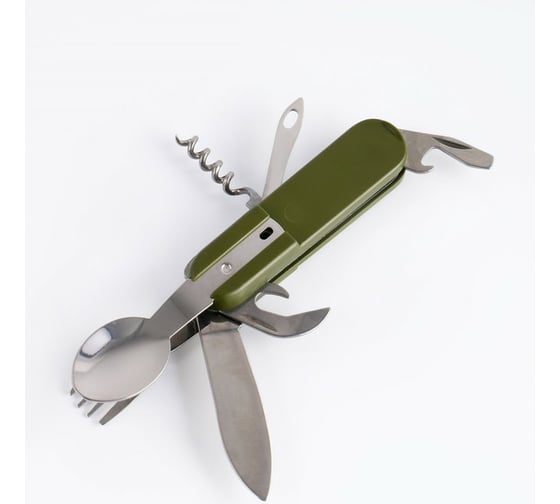 Изображение товара Разборный набор туриста Мастер К 7в1, зеленый 257151