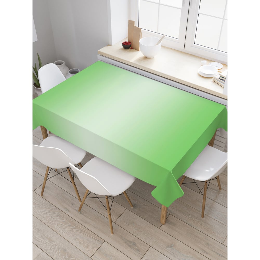 Изображение товара Прямоугольная скатерть JOYARTY Весенний переход из сатена tc_23538_120x145