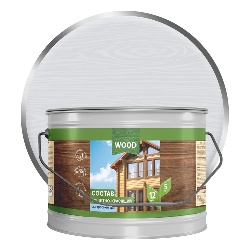 Быстросохнущий защитно-красящий состав для древесины Farbitex пропитка для воздушных фильтров lavr