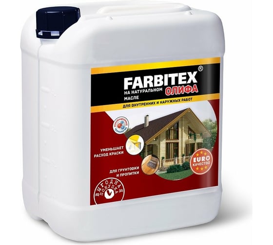 Изображение товара Олифа FARBITEX 10 л 4300001572