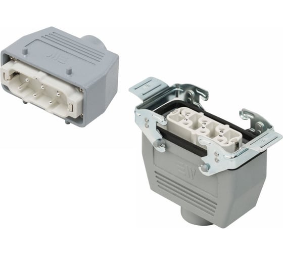 Изображение товара Прямоугольный промышленный разъем Mete Enerji комплект H6HSB-B2M-B2ZF 685706K