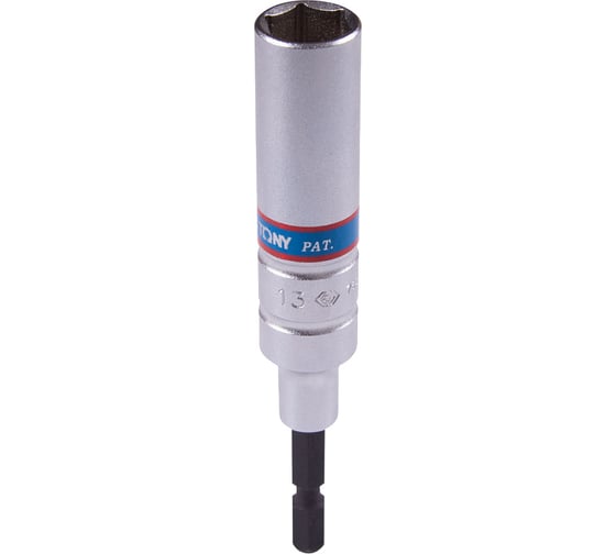 Изображение товара Головка шестигранная 1/4", 13х110 мм для шуруповерта KING TONY 76C1113M