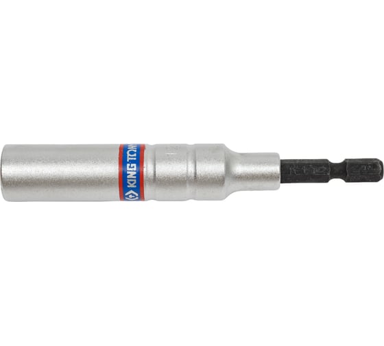Изображение товара Головка шестигранная 1/4", 12х110 мм для шуруповерта KING TONY 76C1112M