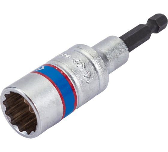 Изображение товара Головка двенадцатигранная 1/4", 14х80 мм для шуруповерта KING TONY 76B814M