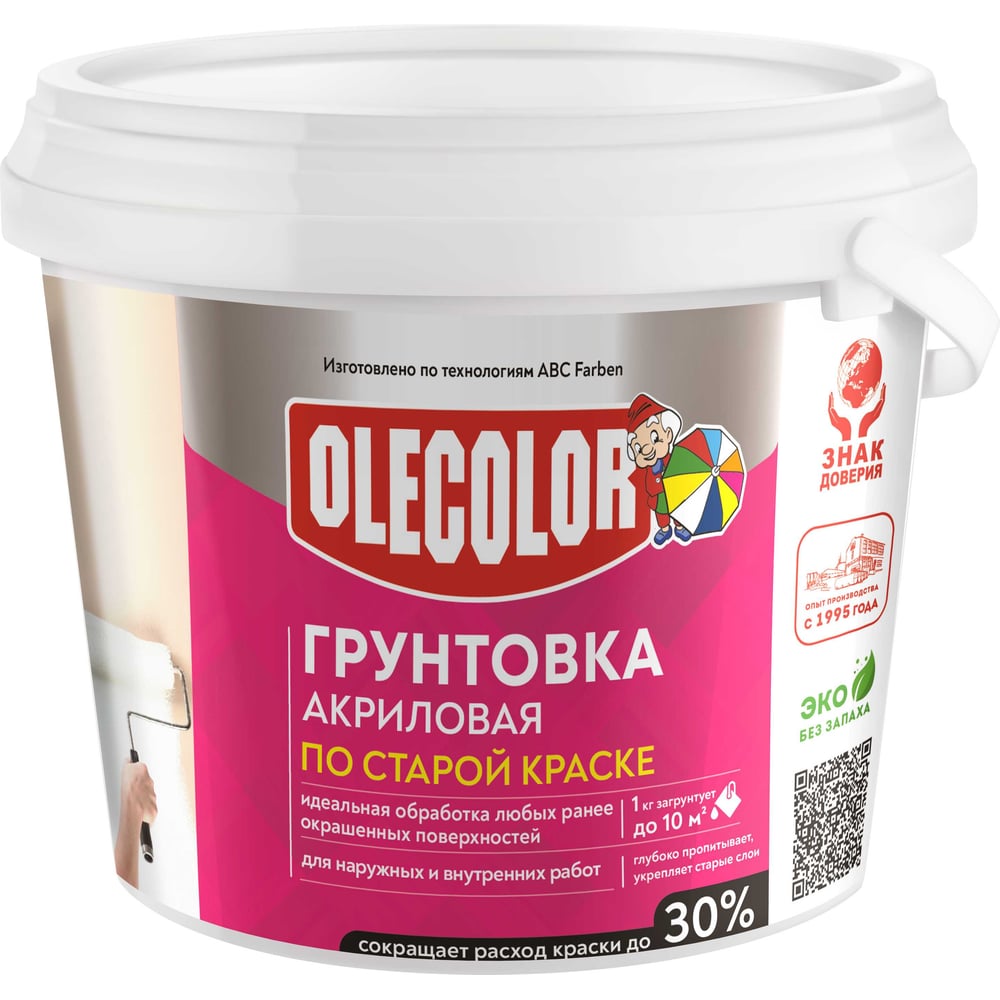 Акриловая грунтовка по старой краске Olecolor