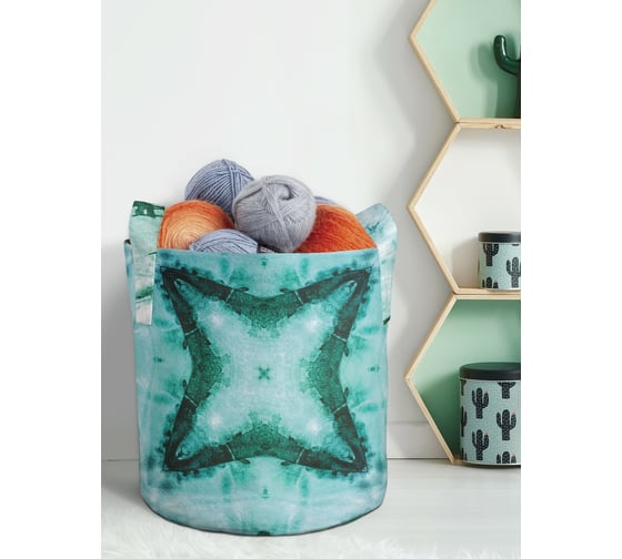 Изображение товара Текстильная корзина для хранения вещей и игрушек JOYARTY Квадрат тайн 19 литров planta_20326_5