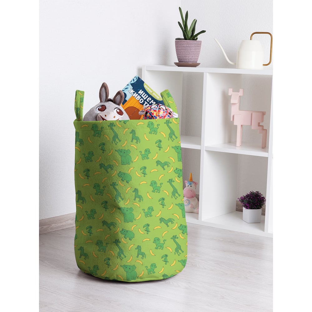 Изображение товара Корзина для игрушек JOYARTY Джунгли зовут, складная, 35x50 см