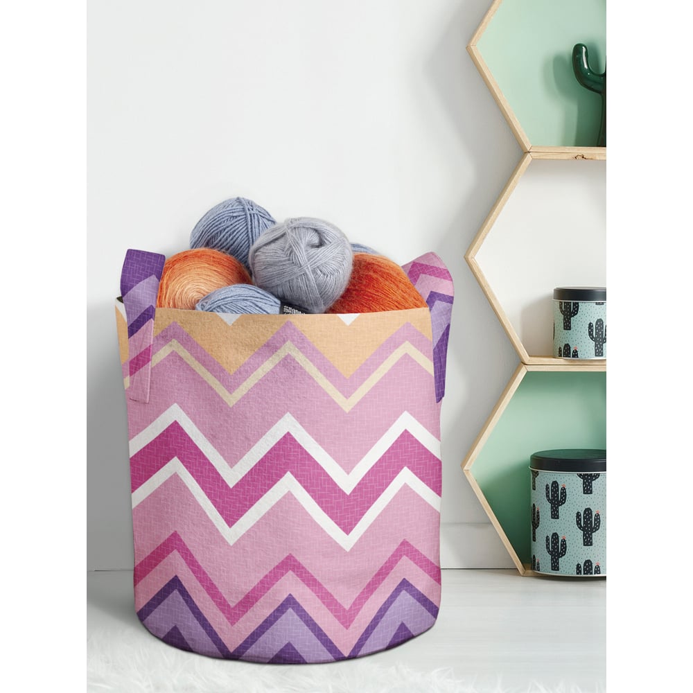 Изображение товара Мягкая текстильная корзина для хранения игрушек и вещей JOYARTY 300x300 мм