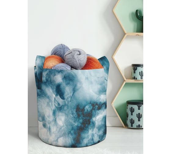 Изображение товара Текстильная корзина для хранения вещей и игрушек JOYARTY Густой дым 19 литров planta_19438_5