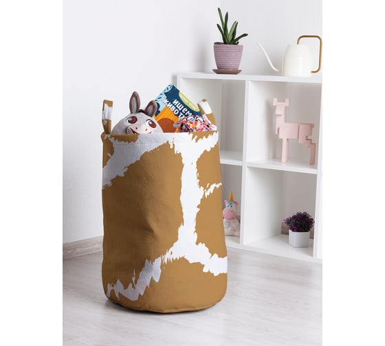 Изображение товара Корзина для игрушек JOYARTY Расцветка жирафа 35x50 см toba_373161_M