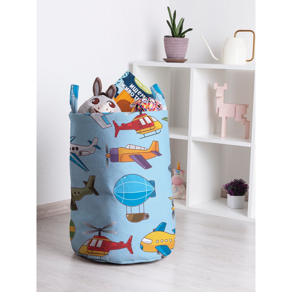 Изображение товара Корзина для игрушек JOYARTY toba_26902_M с ручкой и складной конструкцией