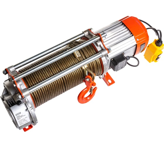 Изображение товара Электрическая лебедка Gigant 1000/2000 кг, 380 В, 100/50 м, Диаметр троса 6мм, GEW-02