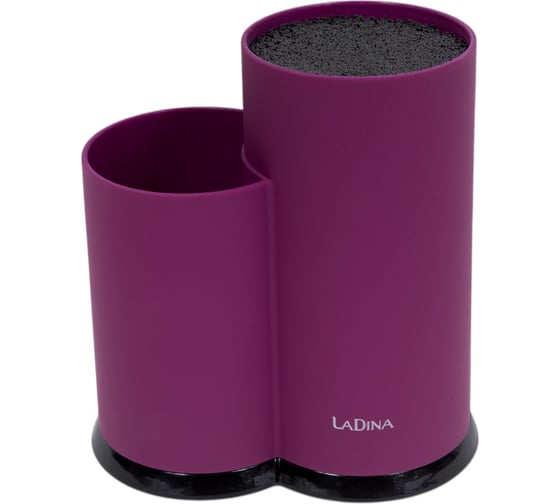 Изображение товара Пластиковая подставка для ножей Ladina 2 секции длина 23 см 39005