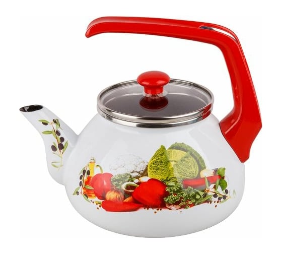 Изображение товара Эмалированный стальной чайник PERFECTO LINEA Урожай 2.2 л 52-881122