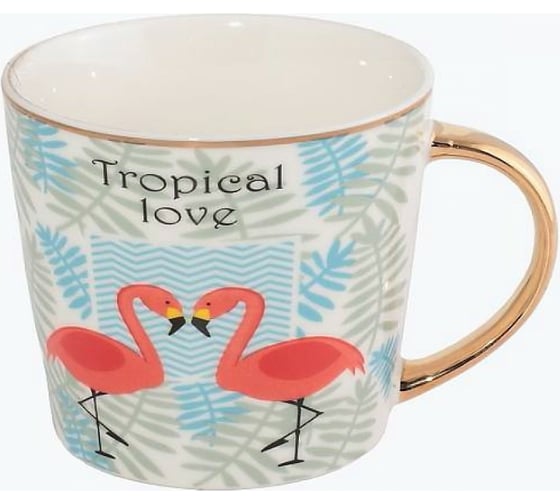 Изображение товара Керамическая кружка Ladina Фламинго 410 мл 700084