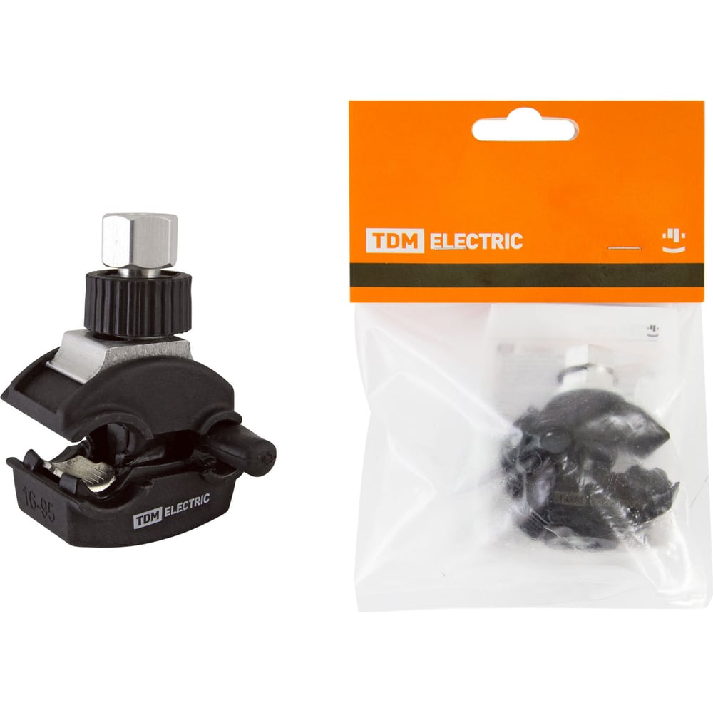 Зажим герметичный для ответвления от неизолированного проводника TDM