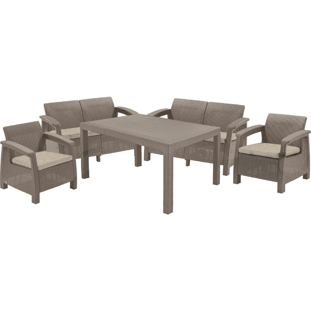 Комплект мебели Keter складная скамейка для сада с чайным столом solid acacia wood