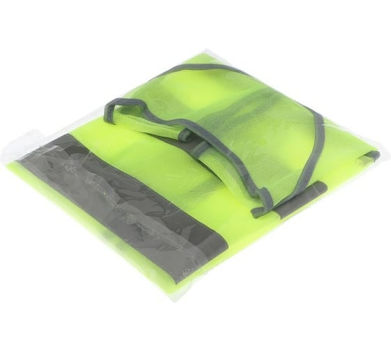 Изображение товара Детский жилет со светоотражающими полосами СИМАЛЕНД р. 30-34, 58x50 см, салатовый 7650505