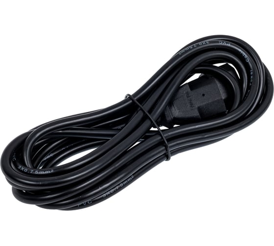 Изображение товара Кабель монитор - компьютер ExeGate UPS-устройство Special EC-3/0.75mm2, CCA, черный, 3м 280990