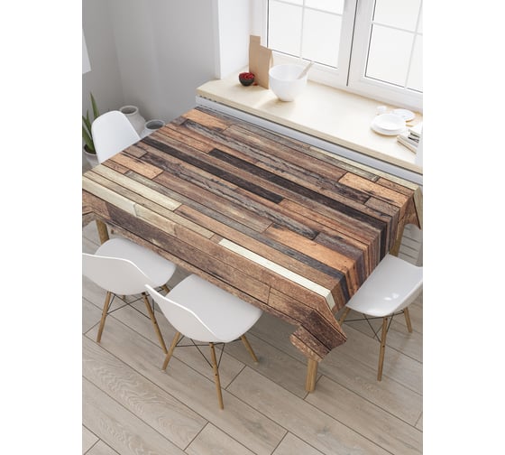 Изображение товара Прямоугольная скатерть JoyArty Отличные доски из сатена tc_23508_120x145