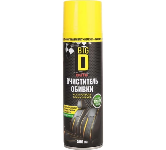 Изображение товара Очиститель обивки салона BIG D MULTIPURPOSE FOAM CLEANER, 500 мл ASC1007