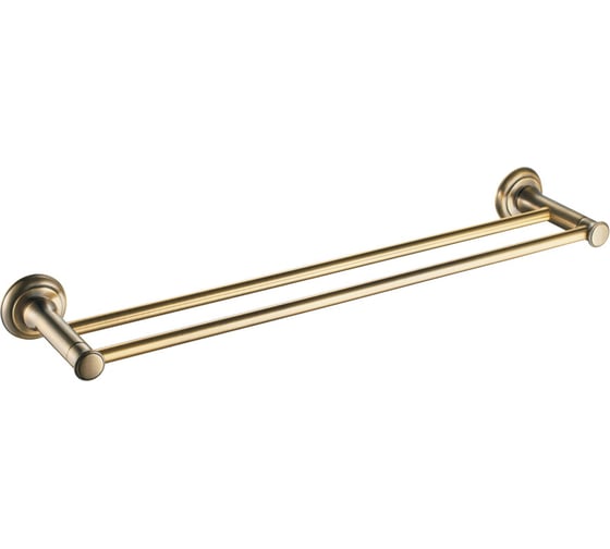 Изображение товара Держатель для полотенца OUTE трубчатый, двойной, цвет бронза, 620 мм TG2413-2