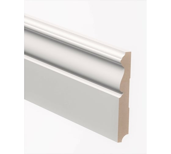 Изображение товара Плинтус Стильный Дом Р001-16-120 МДФ, белый окрашенный v530163