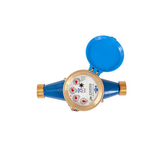 Изображение товара Счетчик воды ЭКО НОМ МОКРОХОДНЫЙ многоструйный МСВ-20-190 с КМЧ МСВ20-002