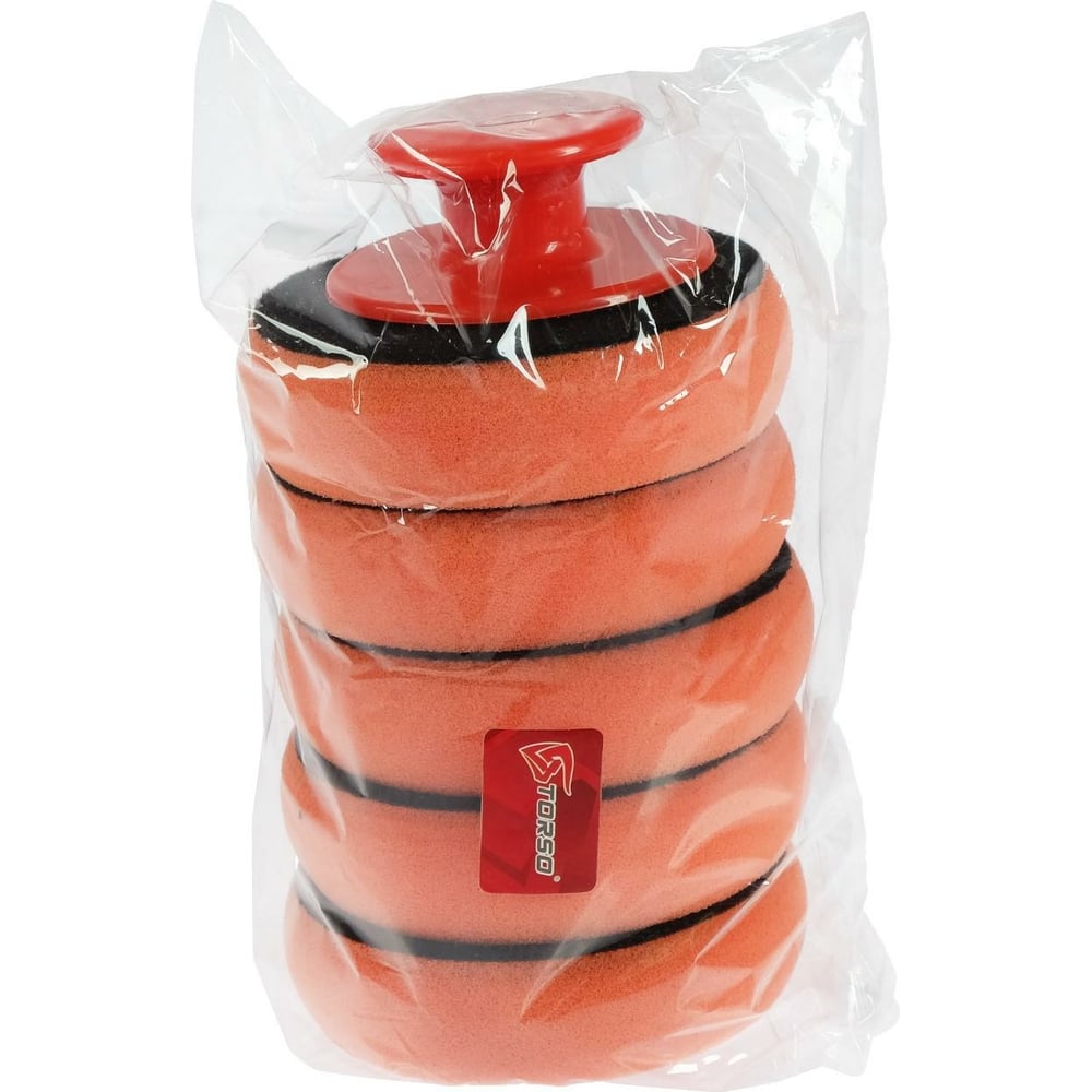 Изображение товара Круг полировальный 100 мм с адаптером TORSO, набор 5 шт