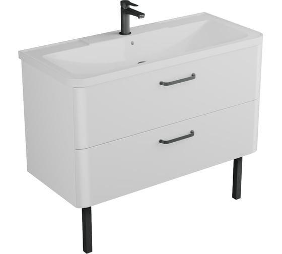 Изображение товара Тумба Тибр 100 под умывальник Аллегро 100 белая Veneciana 510023