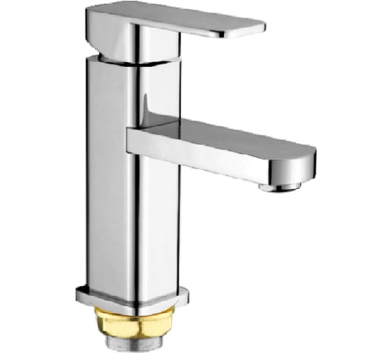 Изображение товара Смеситель для раковины Rainsberg хром, однорычажное управление, фиксированный излив R1001F