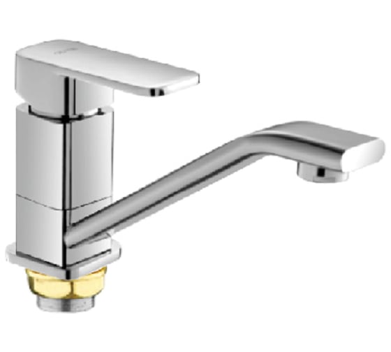 Изображение товара Смеситель для раковины Rainsberg хром, однорычажное управление, поворотный излив R1003DF