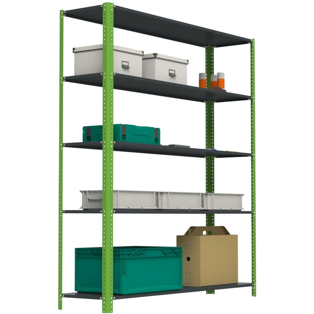 Изображение товара Стеллаж металлический 2000x1600x300 с 5 полками Металекс AIR