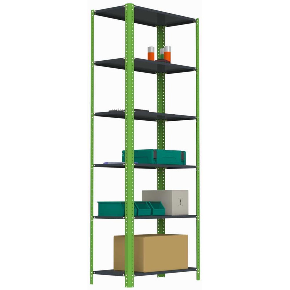 Изображение товара Сталевый стеллаж Metalex AIR 2200x800x600 6 полок