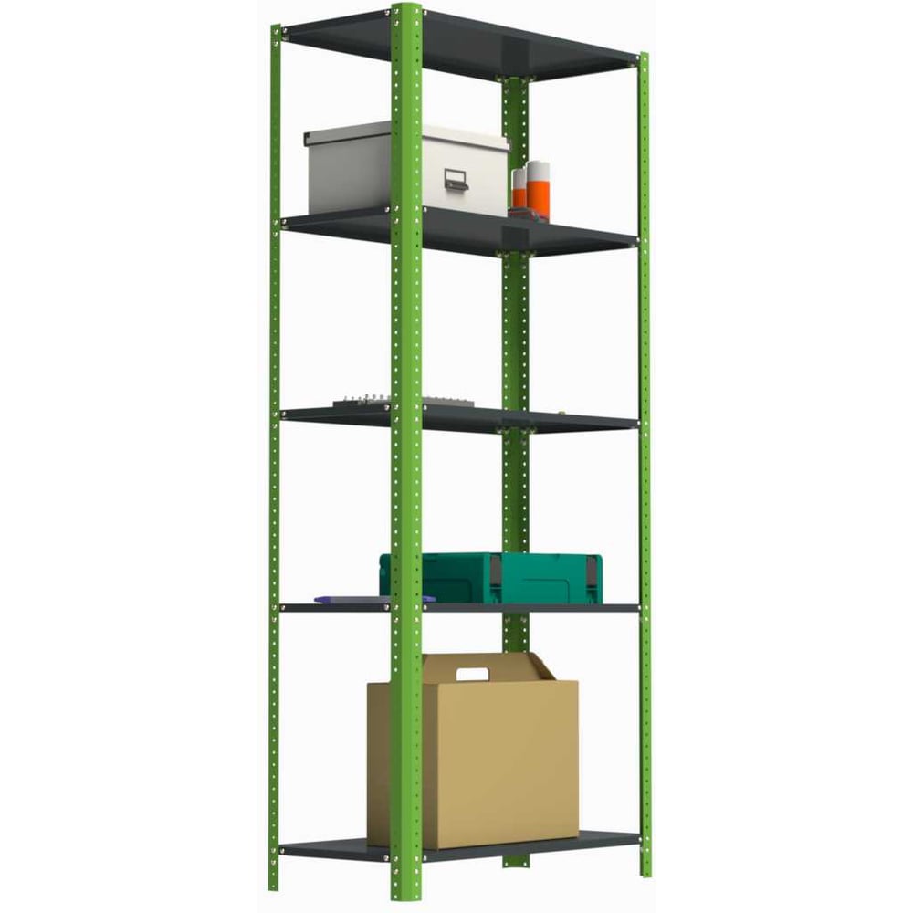 Изображение товара Стеллаж металлический Metalex AIR 1800x800x400 5 полок для дома и склада