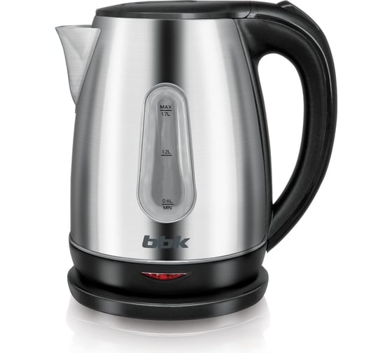 Изображение товара Электрический чайник BBK EK1761S нержавеющая сталь/черный 00-00001080