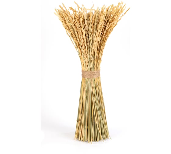 Изображение товара Коробка 6 букетов Стильный Дом Кострец-пшеница, h 500 мм 65114