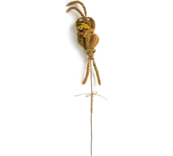 Изображение товара Коробка 8 букетов Стильный Дом Заяц из злаковых культур h750 мм 40835