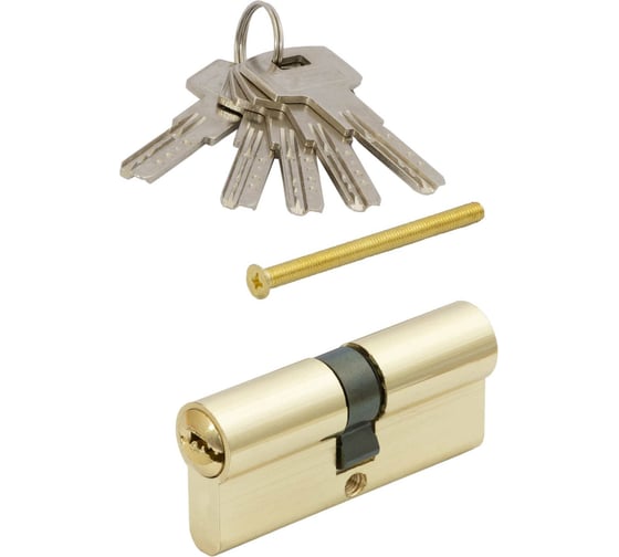 Изображение товара Цилиндровый механизм VETTORE ZN M70 Z GP 40x30, 5 ключей, золото 20097