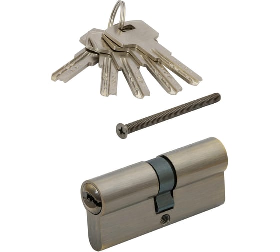 Изображение товара Цилиндровый механизм VETTORE ZN M60 Z AB 30x30, 5 ключей, бронза 20110