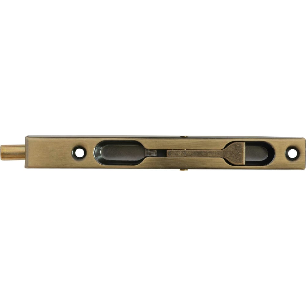 Торцевой шпингалет VETTORE кольцо карабин 43 × 27 мм толщина 4 5 мм с креплением 19 5 × 3 мм 5 шт бронзовый
