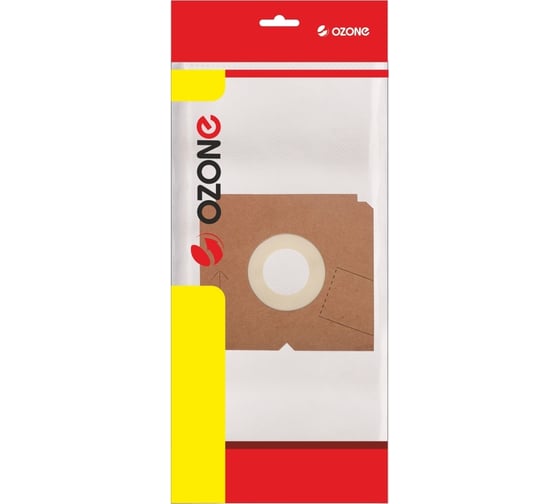 Изображение товара Мешки-пылесборники синтетические 2 шт для пылесоса OZONE XS-01