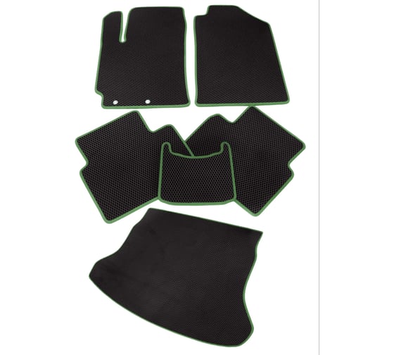 Изображение товара Коврики ViceCar ЕВА в салон и багажник для Volvo XC60 2008-2017 SB47011R_тзел