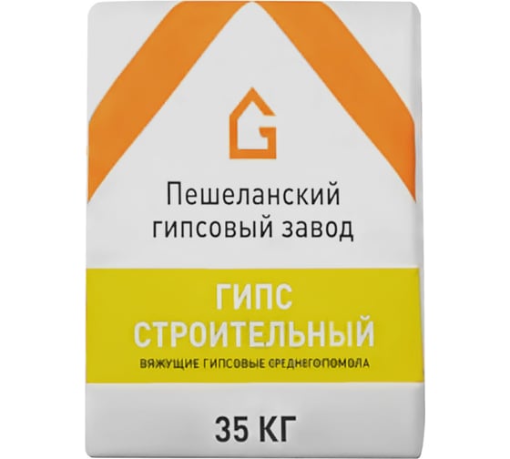 Изображение товара Строительный гипс Пешеланский гипсовый завод 35 кг STD_MSK_00005
