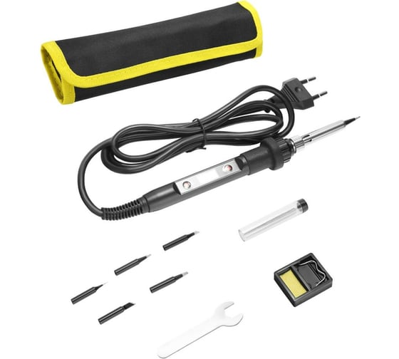 Изображение товара Цифровой паяльник DEKO SI11 80Вт/220В в сумке + набор аксессуаров, 8 шт 065-0401