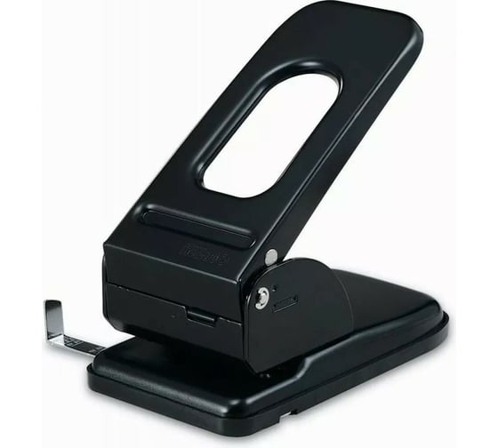 Изображение товара Дырокол KW-TRIO Heavy Duty 967 70 листов металл черный 2 отверстия с линейкой 811676