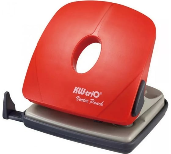 Изображение товара Дырокол KW-TRIO Vortex Medium 25 листов металл/пластик ассорти 2 отверстия 811680