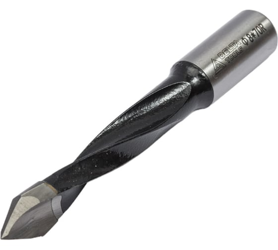 Изображение товара Сверло сквозное усиленное 8х10х70 мм, R Deltatools 06-0090