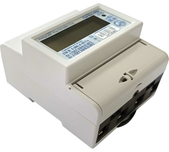 Изображение товара Счетчик электроэнергии ПУЛЬСАР однофазный 1Тш-1/2-5/60-1-3-0 многотарифный RS485 МПИ 16лет (9885) Н00011857